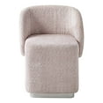 thumbnail image 3 of Cady Vanity Chair in Dusty Rose Fabric Fully Assembled, 3 of 7