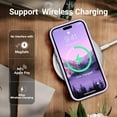 thumbnail image 5 of for iPhone 15 Phone Case, Silicone Upgraded [Military Grade Drop Protection] Protective Shockproof Phone Case for iPhone 15 Case, 6.1 inch, Cloud Mauve, 5 of 13
