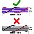 thumbnail image 4 of Reemplazo de cepillo de rodillo para limpiador inalámbrico V8, pieza de cepillo de piso eléctrico de accionamiento directo, tambor de cepillo principal, 4 of 5