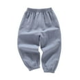 thumbnail image 6 of Odeerbi 2-10 Years Toddler Boys Girls Cotton Sweatpants Workout Athletic Sports Jogger Pants Solid Color Mid Waist Breathable Ankle Joggers, 6 of 6