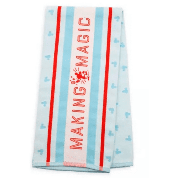 Disney Parks Mousewares Mickey Mouse Kitchen Towel Making MagicNew With Tag