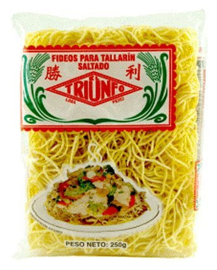 El Triunfo Fideos Chino para Tallarin Saltado Peruano 8.8 oz | Peruvian  Chow Mein Noodles 3 Pack