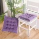 thumbnail image 1 of Funda de almohada de pana de color liso con encaje para silla. Cojín de asiento multicolor. Personalizable para sillas. Cojín de fibra de poliéster., 1 of 6