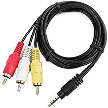AV A//V TV Cable Cord Lead for Sony DCR-TRV240 DCR-TRV140 DCR-TRV130 DCR-TRV120 e Taelectric