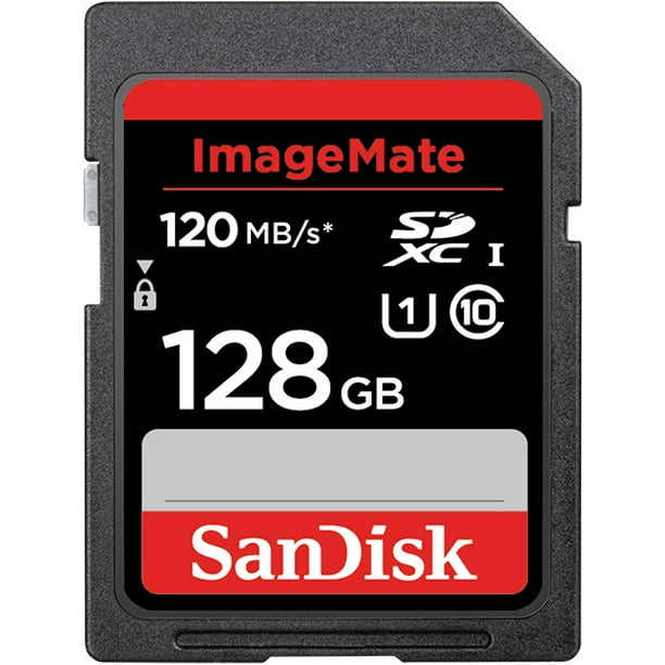 SanDisk 128GB ImageMate SDXC UHS1 Memory Card 120MB/s, C10, U1, Full