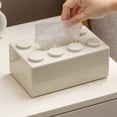 thumbnail image 1 of TIELUTT Stackable Tissue Holder For Organized Home Placement Mats for Dining Table round round Dining Set Table and 4 Chairs Glass Dining Table Set for 4 Wicker Table Mats 6 Modern Dining Room Set ro, 1 of 5