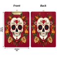thumbnail image 5 of FORMRS Acrylic Clipboard with Low Profile Clip Standard A4 Letter Size, 12.5" x 9", Skull Flower, 5 of 8
