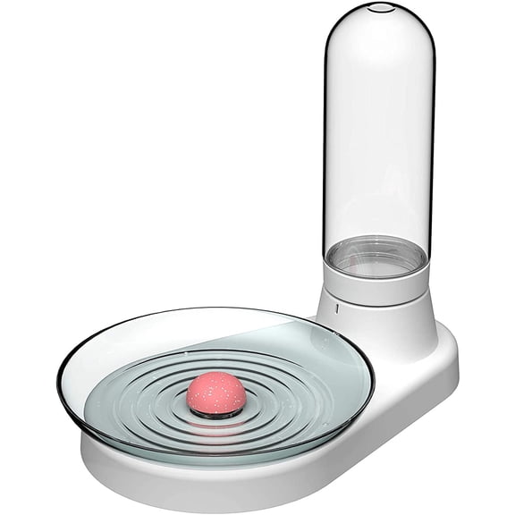Non-Electric Pet Fountain, No-Filter Cat Fountain Quiet Automatic Pet Drinking Fountain to Keep Your Cats and Dogs with Clean Water Every Day