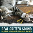 thumbnail image 5 of OurPets Play-N-Squeak Twice the Mice Cat Toy Interactive Catnip Toys Real Mouse Sound, Pack of 2, 5 of 7