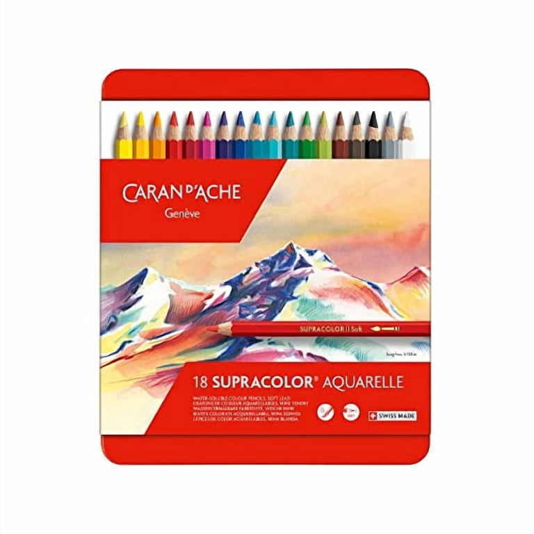 CREATIVE ART MATERIALS Caran D'ache Supracolor Metal Box Set Of 18