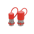 thumbnail image 2 of 3/8" Flat Face Hydraulic Quick Connect Coupler Set – ISO 16028 | 1/2" SAE | Skid Steer, Tractor, Loader | High-Pressure 5800 PSI | Magister Hydraulics, 2 of 9