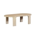 thumbnail image 4 of Pemberly Row Outdoor Solid Teak Wood Natural Look Coffee Table, 4 of 5