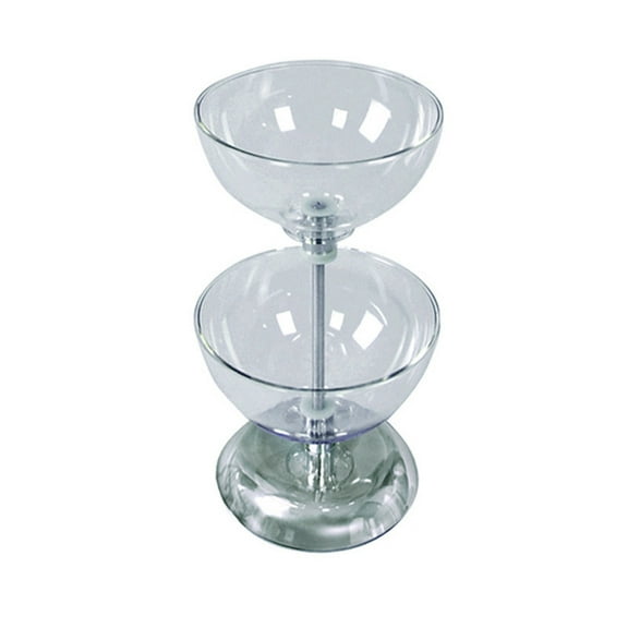 Two-Tier 10" & 10" Bowl Counter Display