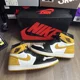 thumbnail image 1 of Size 14 - A i r-Jor-dan 1 Retro OG High Best Hand in the Game - Yellow Ochre, 1 of 5