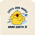 thumbnail image 4 of Inktastic Life's Ducky 2nd Birthday Boys or Girls Toddler T-Shirt, 4 of 5