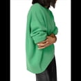 thumbnail image 3 of Suéter de Punto de Larga para Mujer, Jersey de Cuello Redondo, Suéter Informal Holgado. Verde Talla Única, 3 of 7