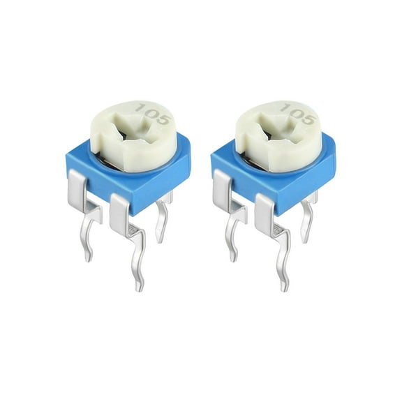20 Pcs 1M Ohm Variable Resistors Top Adjustable Cermet Potentiometer