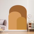 thumbnail image 1 of Calcomanía de pared con arco, decoración artística para dormitorio, fondo, guardería, fiesta, hogar, puerta interior, papel tapiz con arco, pegatina Naranja, 1 of 8