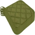 thumbnail image 4 of Estbridge 5Pcs Kitchen Pot Holders Set Heat Resistant Pure Cotton Potholders Kit Trivets Large Coasters Hot Pads Pot Holders for Everyday Cooking and Baking by 6.5 x 6.5 Inch, 4 of 6
