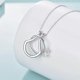 thumbnail image 4 of Silver Ring Holder Keeper Necklace Pendant Jewelry For Women Wife Girlfriend, 4 of 4