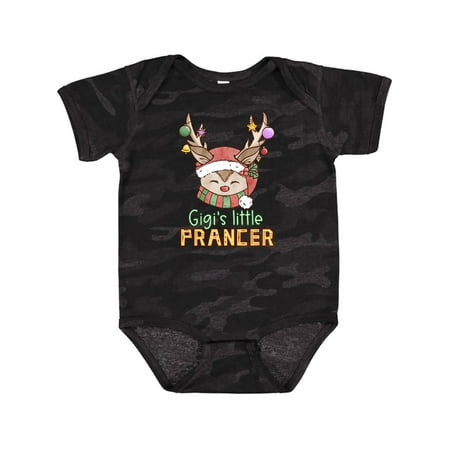 

Inktastic Gigi s Little Prancer Cute Reindeer with Ornaments Gift Baby Boy or Baby Girl Bodysuit