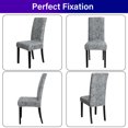 thumbnail image 5 of IROOM Chair Covers for Dining Room Set of 6,Stretch Kitchen Chair Slipcover 6 Pieces, Parson Chair Cover 6 Pack, Washable and Removable, 5 of 6