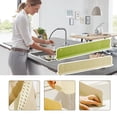 thumbnail image 3 of Kitchen Sink Silicone Guard - Sink Backsplash Baffle Board with Strong Suction Cups, Water Barrier for Bathroom and Dish Washing, 3 of 8