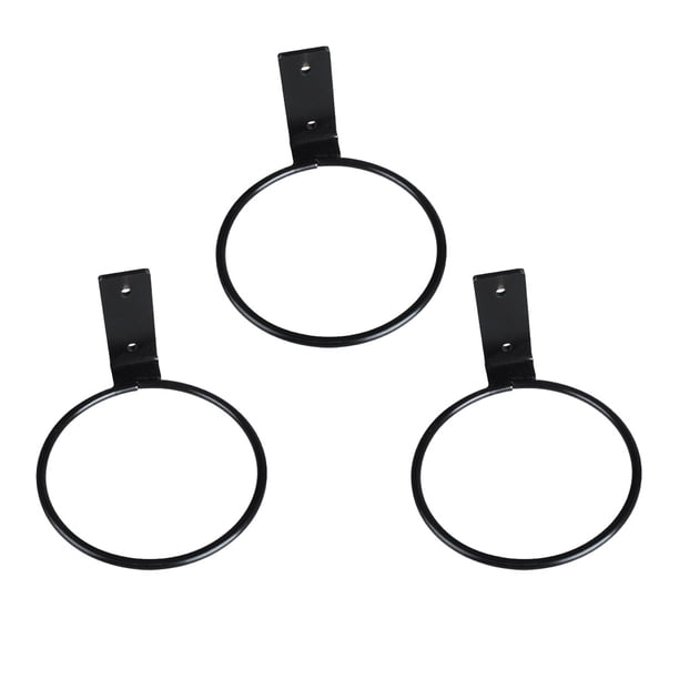 WHAMVOX 3Ud Soportes De Hierro Para Macetas Colgantes Negros Para Y Almacenamiento