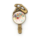 thumbnail image 1 of Ilustración animales ramas flores buhos Broche broche broche broche Metal retro, 1 of 3