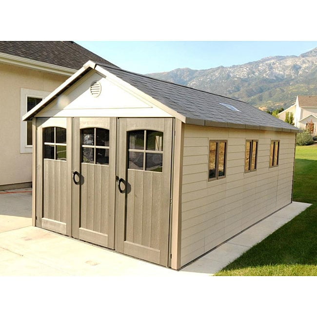 Storage Sheds Patio, Lawn & Garden Lifetime Products Garage Shed 11x21