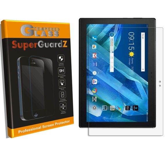 [2-Pack] Lenovo Moto Tab SuperGuardZ Screen Protector [Tempered Glass], Anti-Scratch, 9H Hardness, Anti-Bubble, Anti-Shock