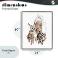 thumbnail image 4 of Stupell Industries Eclectic Venus In Leopard Pattern Black Framed Giclee Art, 24 x 30, by Svetlana Aleynikova, 4 of 8