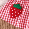 thumbnail image 6 of UngA Girl Toddler Clothes 3 6 12 18 24 Months 2T 3T 4T 5T Girls Outfits Short Sleeve Shorts Sweatsuit Outfits 2 Piece Clothing Set(Red,9-12 Months), 6 of 7