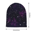 thumbnail image 5 of Beanie Hats for Men and Women, Night Sky Stars Space Patterns Adult Unisex Knit Hat Winter Warm Skull Cap, 5 of 7