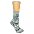 thumbnail image 4 of Fuzzy Babba Women's Cozy Mid-Crew Socks, Cat Fairisle, 3-Pack, Size 4-10, 4 of 6