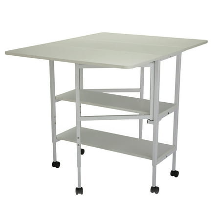 Indoor Furniture Dixie Adjustable Cutting Table - White