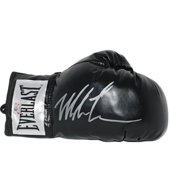 Mike Tyson Autographed Everlast Black Boxing Glove - JSA
