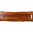 thumbnail image 5 of 36" Acacia Wooden Cheese Serving Board with Handles - Extra Long, 5 of 5
