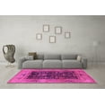 thumbnail image 3 of Ahgly Company Indoor Rectangle Oriental Pink Industrial Area Rugs, 6' x 9', 3 of 4