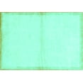 thumbnail image 1 of Ahgly Company Machine Washable Indoor Rectangle Solid Turquoise Blue Modern Area Rugs, 2' x 4', 1 of 4