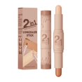 thumbnail image 2 of Beauty Concealer 2 Color High Gloss Grooming Stick Facial Brightening Lying Silk Pen Highlight & Bronzer Stick Long Lasting & Sticks Kit For Light Skin Makeup, Concealer for Women, 2 of 9