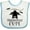 White and Blue, variant on Inktastic Halloween Bat Frightfully Cute Holiday Boys or Girls Baby Bib