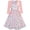 Pink, variant on Girls Dress 2-in-1 Bolero Elegant Swan Party Dress 4