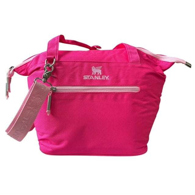 Lonchera Julliene all day Stanley rosa fabricada 100% con poliester reciclado