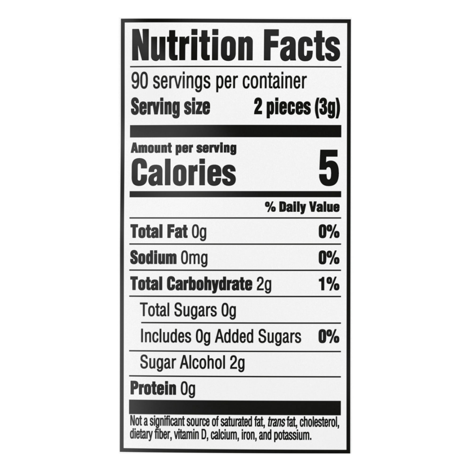 Trident White Peppermint Sugar Free Gum, Value Pack, 180 Regular Size Pieces