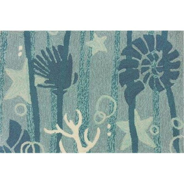 Andrea Brooks PPS-ABR001B La Mer Rug, 22 x 34 in.