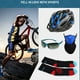 thumbnail image 4 of Whataatahia Calcetines deportivos unisex transpirables para ciclismo, para correr, escalar, deportes al aire libre, negro y rojo, 4 of 8