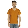 thumbnail image 1 of Inkmeso T-Shirt de Base à Col en V pour Homme, Manches Courtes, Uni, Coupe Régulière, en Coton, 1 of 7