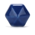 thumbnail image 3 of Hexagon Ceramic Small Blue ( Set Of 6 ) Solid Knobs Pull And Push For Handles, Cabinet, Drawer, Door, Wardrobe, Home Interior Decorative Item, 3 of 10