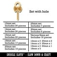 thumbnail image 2 of Medieval Battle Axe Wood Mini Charms Shapes DIY Craft Jewelry - With Hole - Various Sizes (16pcs), 2 of 7